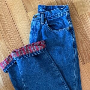 SOLD‎ NOT For SALE Vintage LL Bean "Double L" Flannel-Lined mom style Jeans